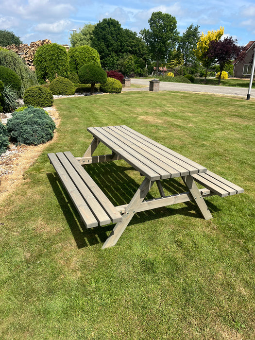 Picknicktafel DeLuxe | Antraciet | 180cm