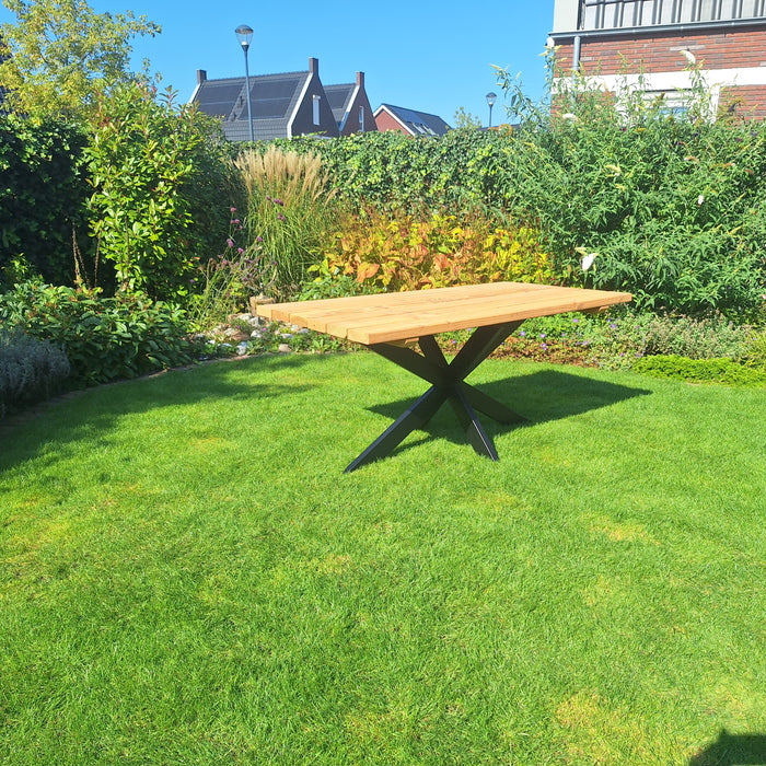 Matrix-poot | Zwart | Staal | Tafel