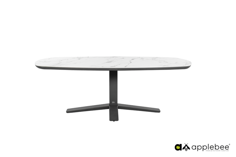 Tuintafel Zanzibar | Deens Ovaal | HPMS/Aluminium | 220cm