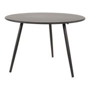 Bijzettafeltje Rafael metaal zwart Ø45x35cm