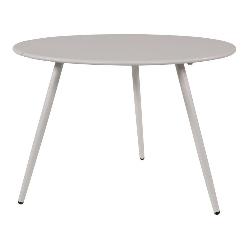 Bijzettafeltje Rafael metaal wit Ø60x41cm