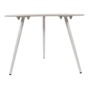 Bijzettafeltje Rafael metaal wit Ø60x41cm