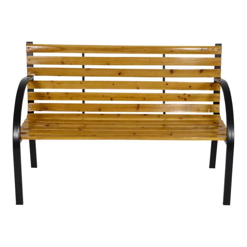 Bank Woodstock black 120cm