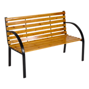 Bank Woodstock black 120cm