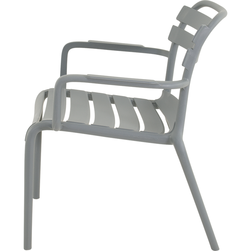 Loungestoel Torvi grijs