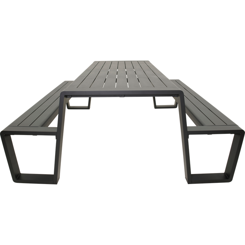 Picknickset Estilo antraciet 220cm