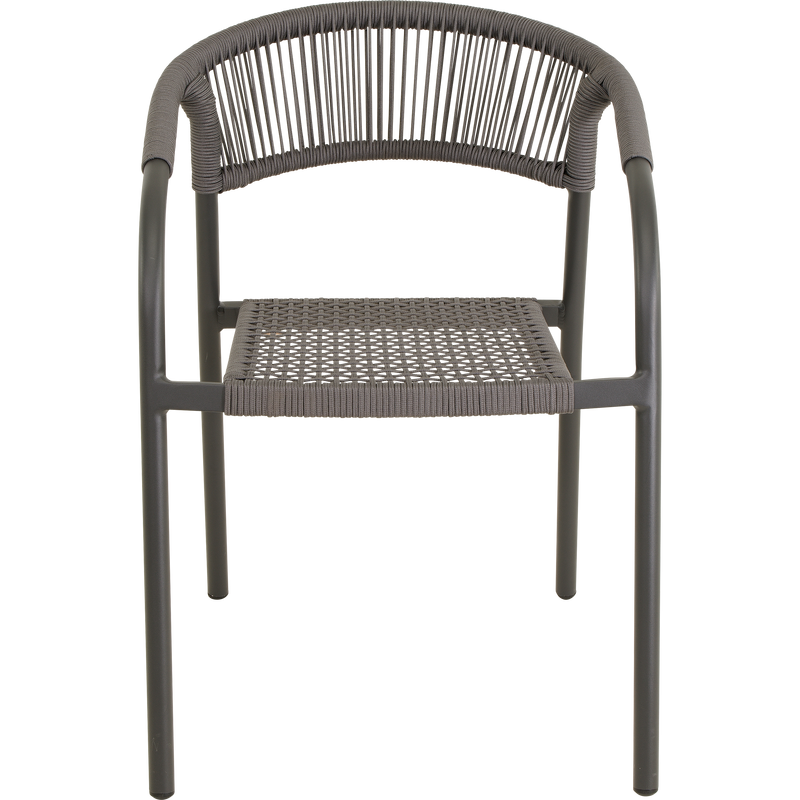 Stapelstoel Nagano grijs