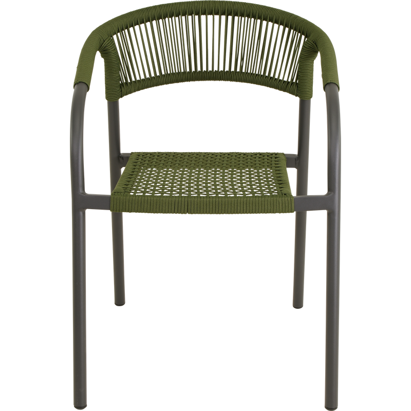 Stapelstoel Nagano groen