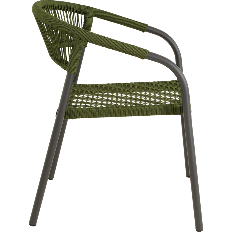 Stapelstoel Nagano groen