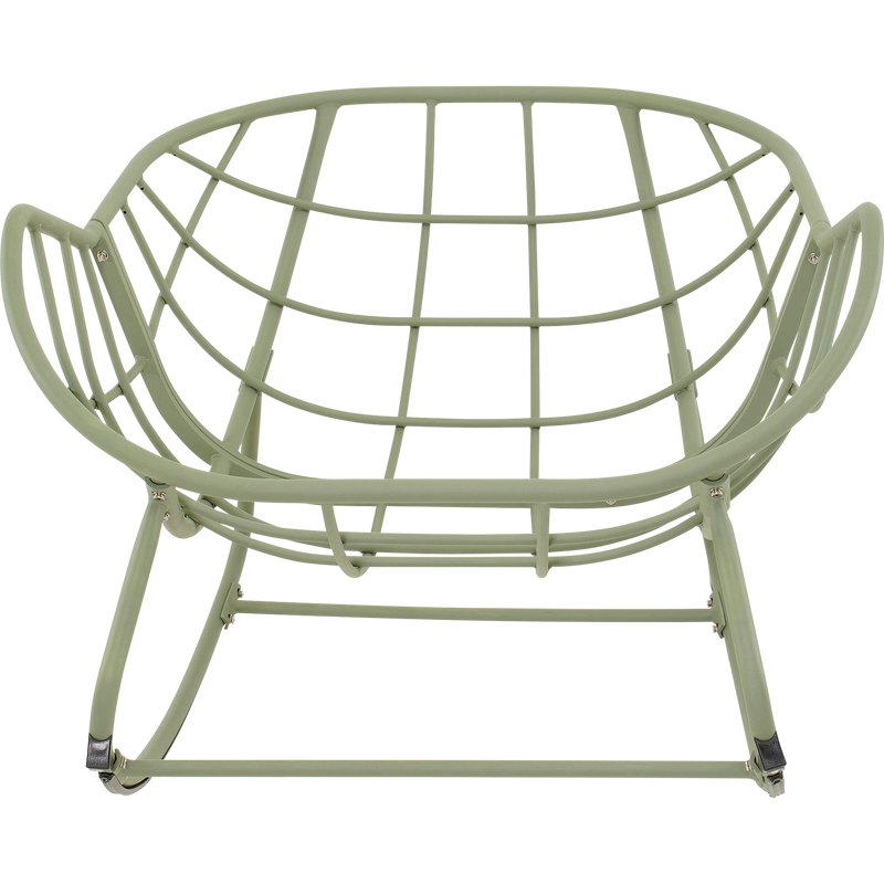 Schommelstoel Cozy aluminium beige