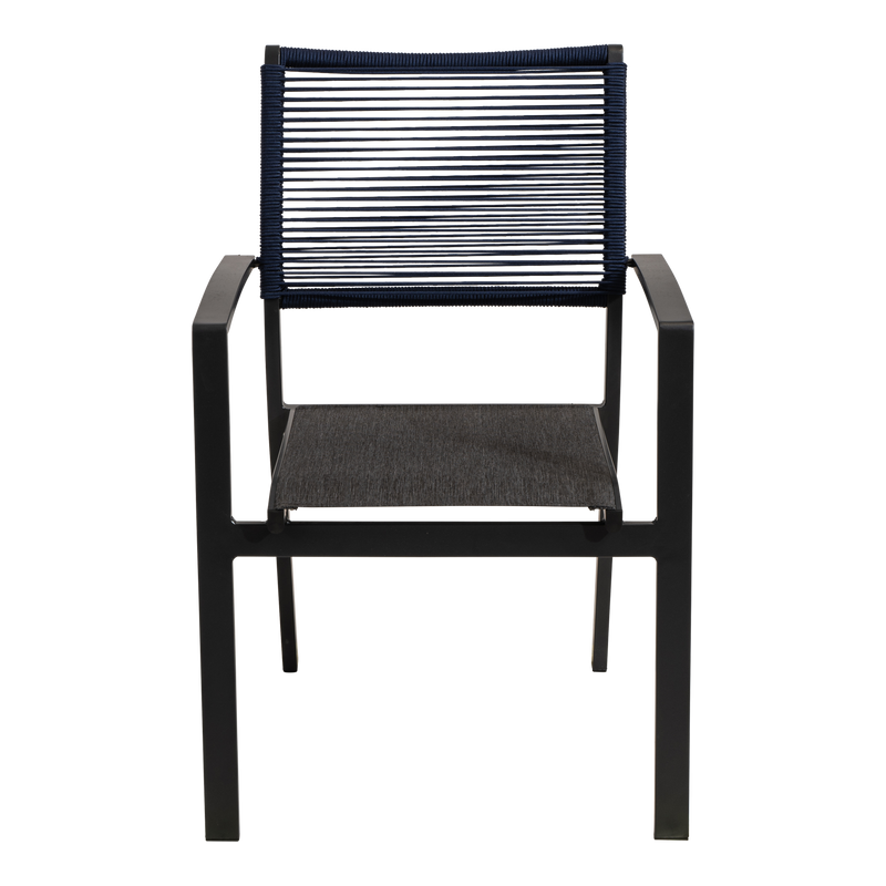 Stapelstoel Vitolini Rope blauw