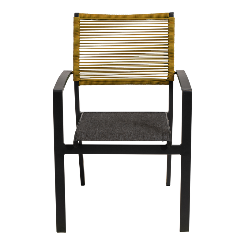 Stapelstoel Vitolini Rope geel