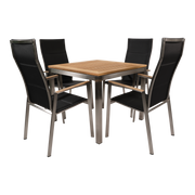 Tafel Marmaris RVS 90x90cm