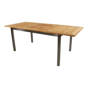 Uittrektafel Marmaris RVS 152/210x90cm