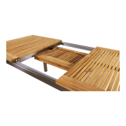 Uittrektafel Marmaris RVS 152/210x90cm