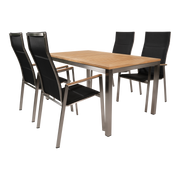 Uittrektafel Marmaris RVS 152/210x90cm