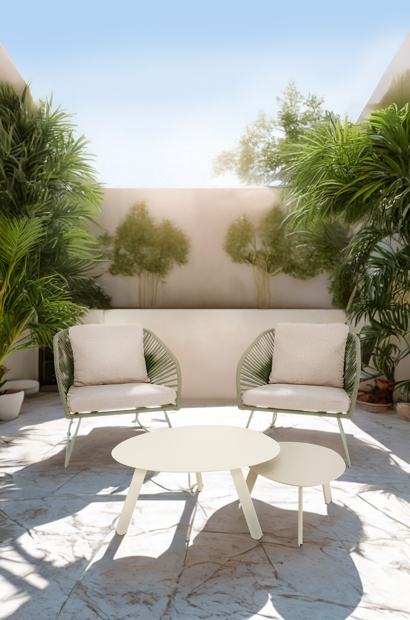 Loungestoel Izumi groen