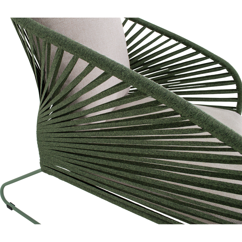 Loungestoel Izumi groen