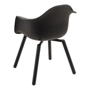 Stoel Montreux zwart/zwart