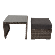 Lounge tafel met hocker Perugia