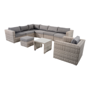 Lounge tafel met hocker Perugia