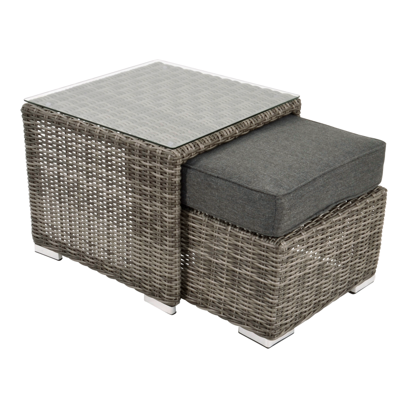 Lounge tafel met hocker Perugia