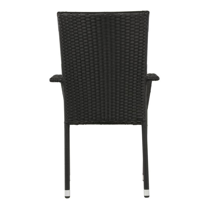 Stapelstoel Corona zwart