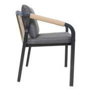 Stapelstoel Rimini zwart