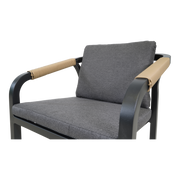 Stapelstoel Rimini zwart