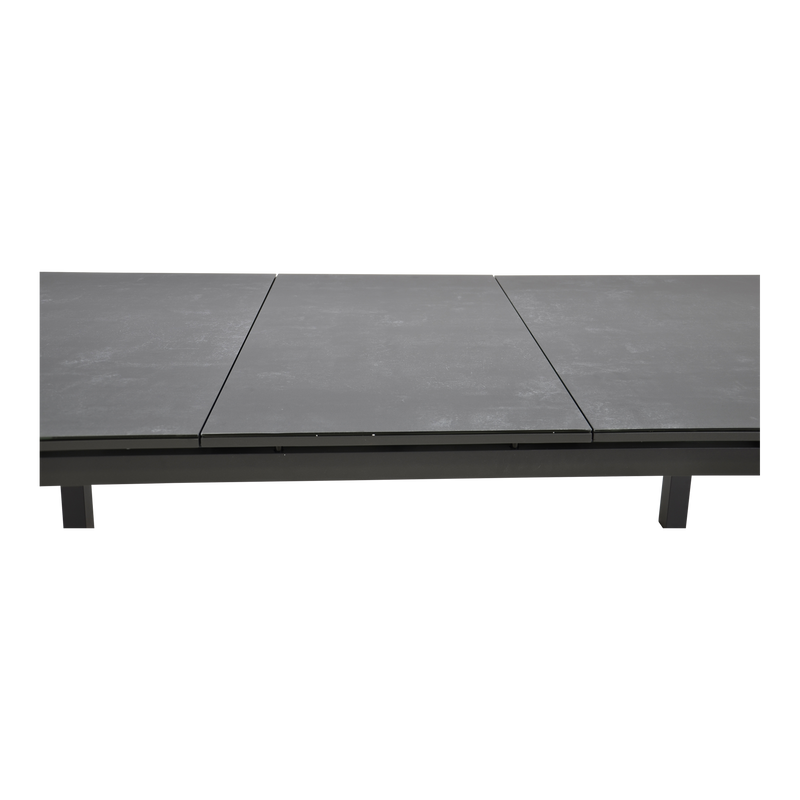 Uittrektafel Baleno Negro 180/240x100cm