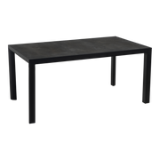 Tafel Murcia Negro 160x90cm