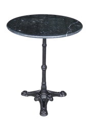 Tafel marmer zwart Ø60cm