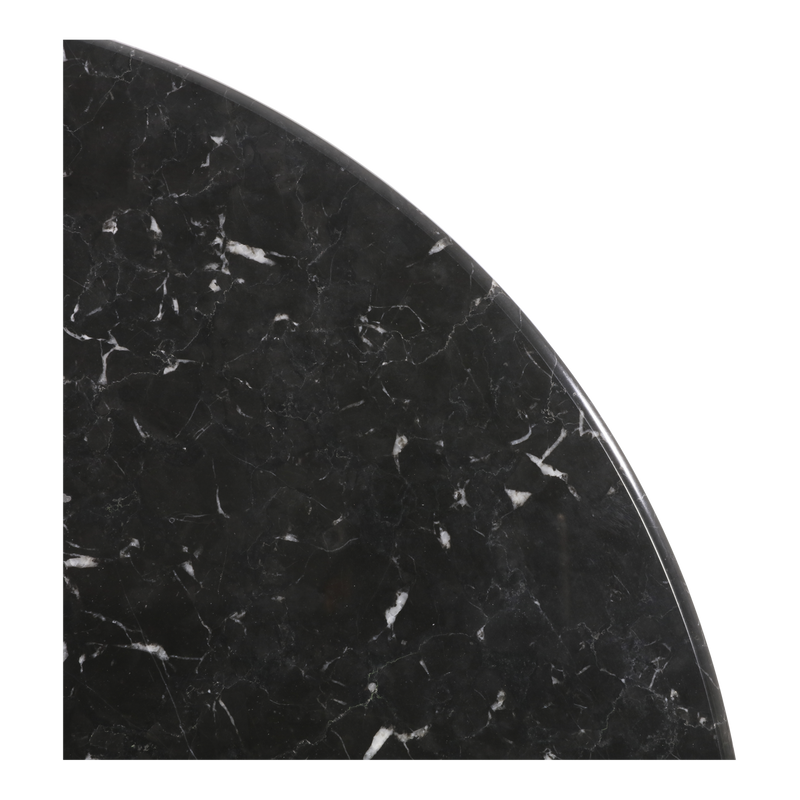 Tafel marmer zwart Ø60cm