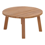 Lounge table teak ø80x40cm