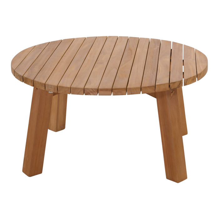 Lounge table teak ø80x40cm