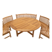 Bank teak Round 200cm