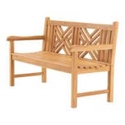 Bank teak Cross 150cm