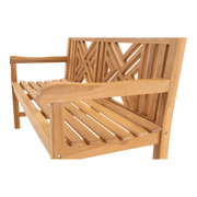 Bank teak Cross 150cm