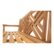 Bank teak Cross 150cm