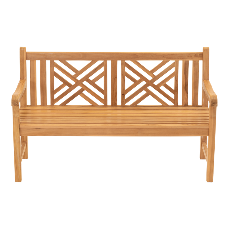 Bank teak Cross 150cm