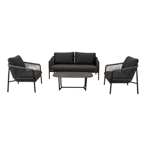 Loungeset Osaka zwart