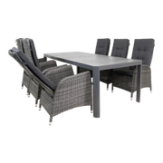 Tafel Castilla 2.0 Negro 220x100cm