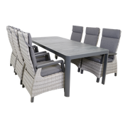 Tafel Castilla 2.0 Negro 220x100cm