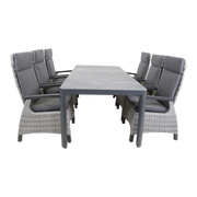 Tafel Castilla 2.0 Negro 220x100cm