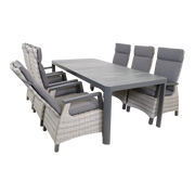 Tafel Castilla 2.0 Negro 220x100cm