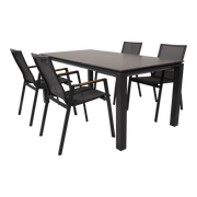 Tafel Monaco Negro 180x90cm