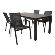 Tafel Monaco Negro 180x90cm