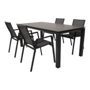 Tafel Monaco Negro 180x90cm