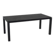 Tafel Monte Carlo Negro 180x90cm
