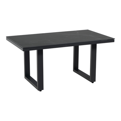 Lounge tafel hoog Monte Carlo Negro 140x80cm